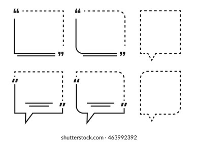 Motivation quote box template with editable outline stroke. Paper sheet, information, text. Print design.