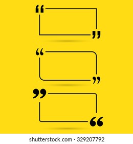 Motivation Quote. Vector set Quote text bubbles. 