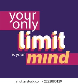 Motivation quotes illustration vector for background, wallpaper, indoor decoration and elements for graphic design.