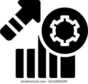 Motivation Resilience Glyph Vector Icon Design