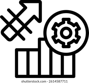 Motivation Resilience Line Vector Icon Design