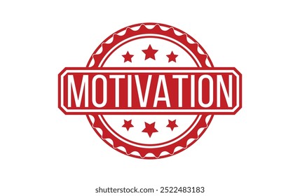 MOTIVATION rubber stamp vector illustration on white background
