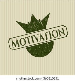 Textura de caucho de motivación