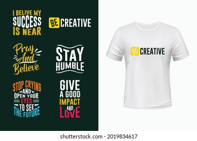 Motivation some quote t-shirt design