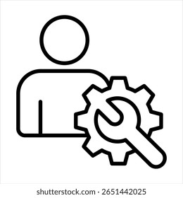 Motivation Techniques Outline Icon Vector Illustration
