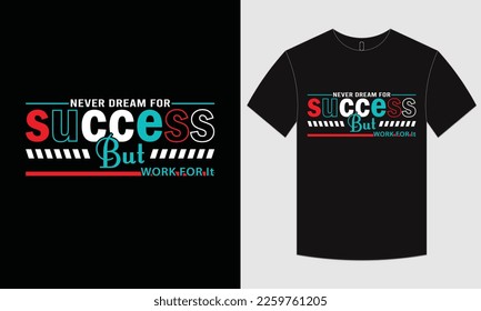 Motivation and typographic t-shirt design