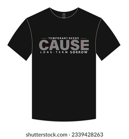 Motivation and typography t-shirt design 