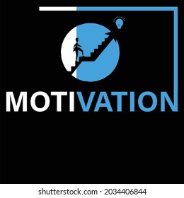 Motivation Typography and Vector T-Shirt design