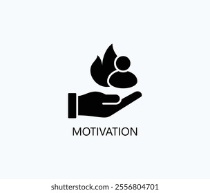 Motivation Vector, Icon Or Logo Sign Symbol Illustration