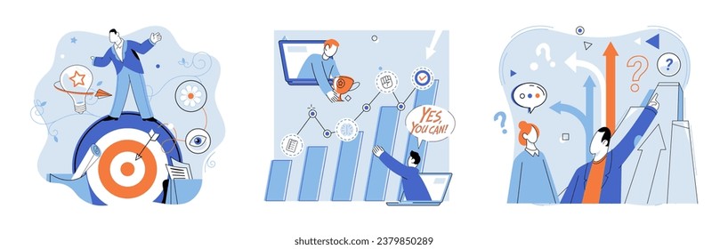 Motivation vector illustration. Motivation is driving force behind success and achievement Motivating others requires understanding their motives and providing incentives Effective planning is crucial