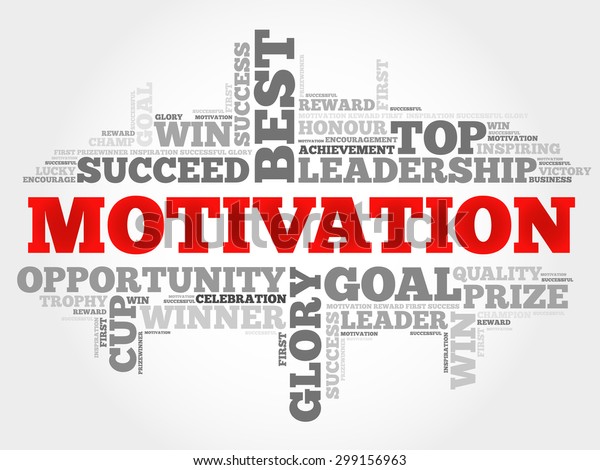 Motivation Word Cloud Business Concept Stock Vector (Royalty Free ...