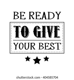 motivational badge with retro vintage frame