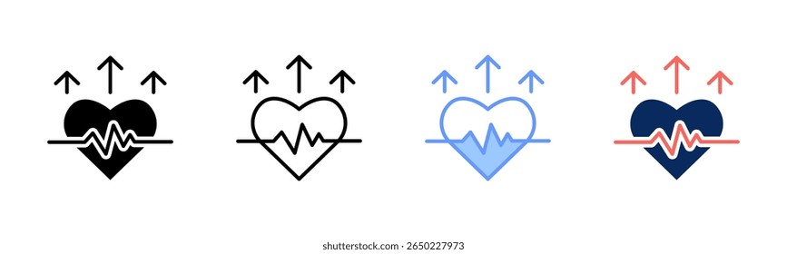 Motivational Boost icon sheet multiple style collection