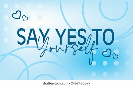 Motivational card Grainy gradients background Vector illustration