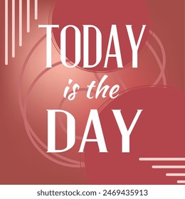 Motivational card Grainy gradients background Vector illustration