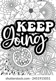 Motivational Coloring Pages, Christian Lettering coloring page for children and adults. Bible Verse Coloring Pages, Christian religious typography coloring page for children and adults