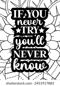 Motivational Coloring Pages, Christian Lettering coloring page for children and adults. Motivational Coloring Pages, Christian religious typography coloring page for children and adults
