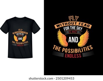 Motivational and custom t shirt design