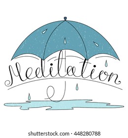 Motivational and Inspirational Illustration with Hand draw elements.