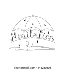 Motivational and Inspirational Illustration with Hand draw elements.