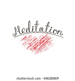 Motivational and Inspirational Illustration with Hand draw elements.
