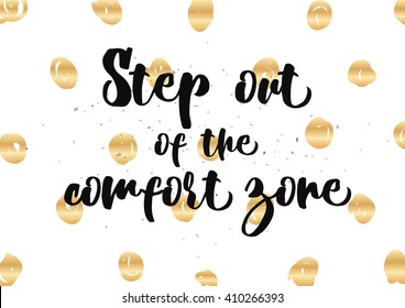 Motivational and inspirational quote. Greeting card with calligraphy. Hand drawn lettering inscription design. Photo overlay. Typography for banner, poster or clothing design. Vector invitation.
