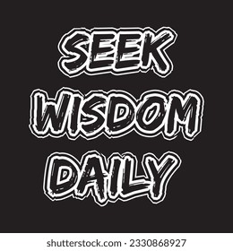 Motivational and inspirational quotes lettering text effect typography dark t shirt design on black background