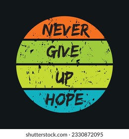 Motivational and inspirational quotes lettering text effect typography dark t shirt design on black background