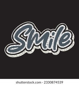 Motivational and inspirational quotes lettering text effect typography dark t shirt design on black background