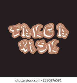 Motivational and inspirational quotes lettering text effect typography dark t shirt design on black background