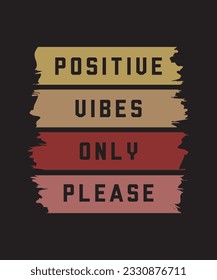 Motivational and inspirational quotes lettering text effect typography dark t shirt design on black background