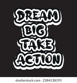 Motivational and inspirational quotes lettering text effect typography dark t shirt design
