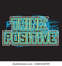 Motivational and inspirational quotes lettering text effect typography dark t shirt design
