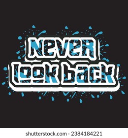 Motivational and inspirational quotes lettering text effect typography dark t shirt design
