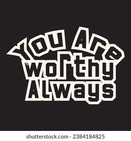 Motivational and inspirational quotes lettering text effect typography dark t shirt design
