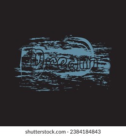 Motivational and inspirational quotes lettering text effect typography dark t shirt design

