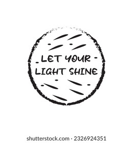 Motivational learning lettering text typography circle shape t shirt design on white background
