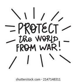 Motivational lettering about the war in Ukraine. Pray for peace in Ukraine and world. Stop the aggression. Be as brave as Ukrainian people who fight for their country. 