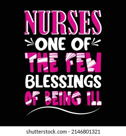 Motivational lettering positive quotes Nurse Typography T Shirt Design