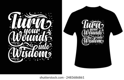 Motivational modern typography t-shirt design.