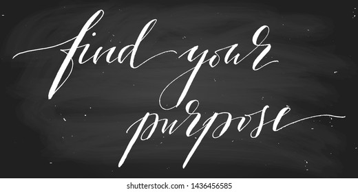 Motivational Phrase Find Your Purpose Handwritten Stock Vector Royalty motivational-phrase-find-your-purpose-handwritten-stock-vector-royalty
