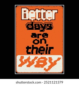 Motivational Positive Quotes Typographic Poster.