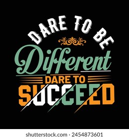 Motivational poster. Inspirational quote design.