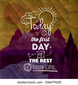 motivational poster message design, vector illustration eps10 graphic 