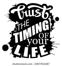 Motivational qoutes hand lettering illustration 