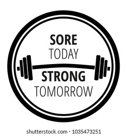 Motivational quote about workout fitness gym and bodybuilding Motivation concept typography Vector illustration design