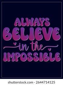 Motivational Quote Artwork. Gradient Inspirational Quote Design