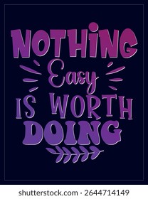 Motivational Quote Artwork. Gradient Inspirational Quote Design