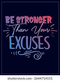 Motivational Quote Artwork. Gradient Inspirational Quote Design