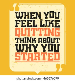 Motivational Quote Banner, Sport Training Motivation Poster, Business Inspirational print, Words Of Wisdom On Grunge Background